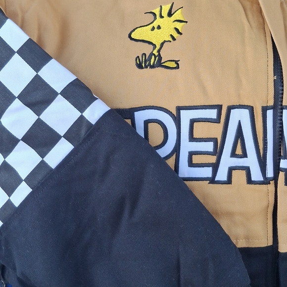 Peanuts Racing Jacket with Snoopy Patch - Picture 5 of 7